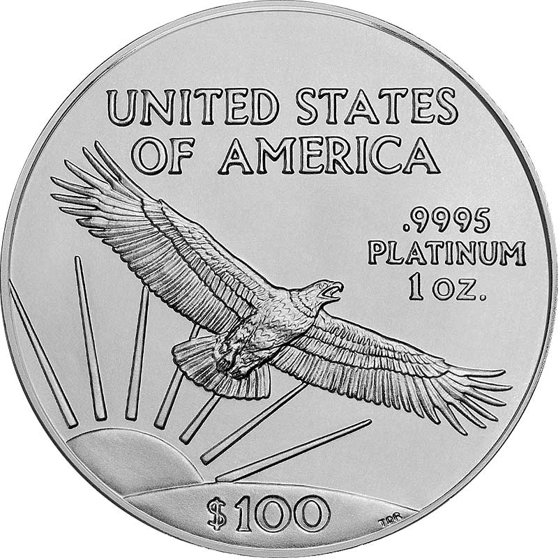Aquila Americana platino in Platino